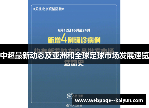中超最新动态及亚洲和全球足球市场发展速览 中超最新动态及亚洲和全球足球市场发展速览